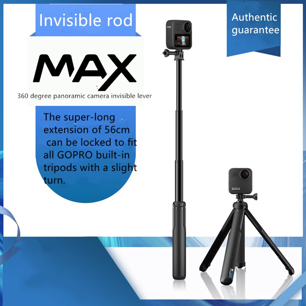 GoPro max360 ĳ  ī޶ ׼ original invisible rod fusion ﰢ ڵ   Ÿ̸